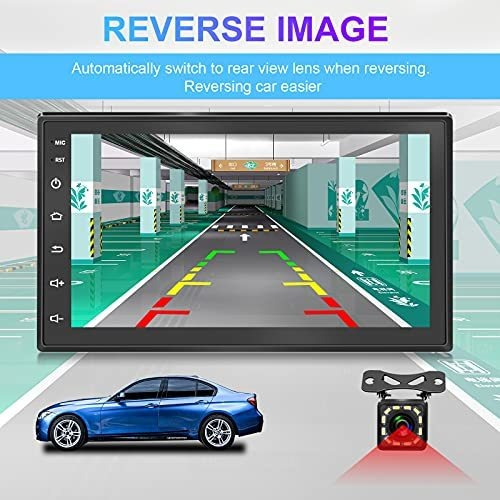 Android Vehiculo Estereo Doble Din Camara Reserva 7 2.5d