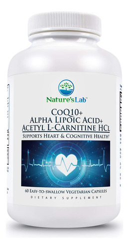 Nature's Lab Coq10 + Cido Alfa Lipoico + Acetil L-carnitina