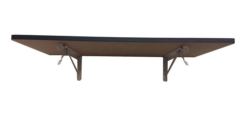 Imagem 3 de 4 de Mesa Dobrável Parede Bancada Mdf Laranja 60x45cm