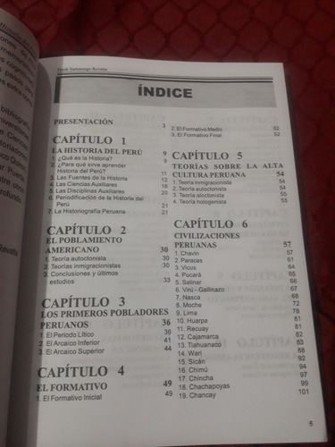Imagen 3 de 10 de Libro La Historia Del Peru Frank Samaniego Nivel Pre