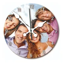 Comprar Reloj De Pared Circular Personalizado Foto Regalo Papa Mama