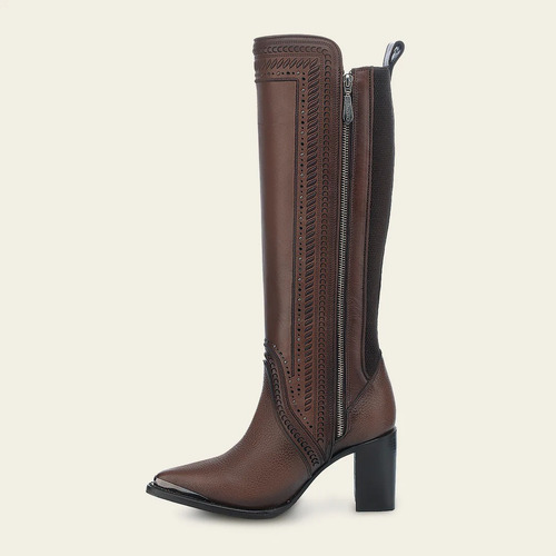 Bota Dama Cuadra Res Miel 4i16rs