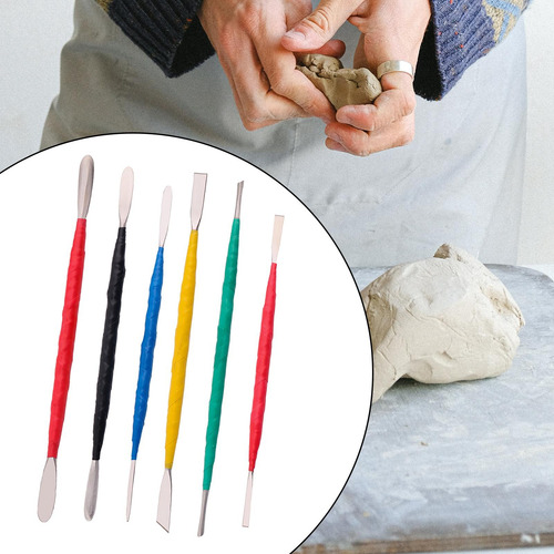 Kit De Herramientas Para Esculpir Arcilla De Cerámica, 6