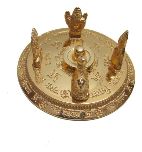 Estátua Dios Shiv Con Ganesha Y Parvati Para Pooja Ritual.
