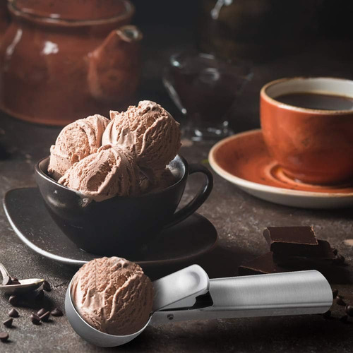 Cuchara De Helado Yastant Premium Con Gatillo Ice Cream S...