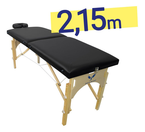 Imagem 2 de 9 de Maca Divã Massagem Maleta 2,15m Regulagem Altura + Extrator