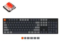 Comprar Teclado Mecánico Low Profile Keychron K5 Max (K5MH1UK) 100% , 104 Keys, Full ensamble , RGB , Hotswap , Bluetooth \u002F 2.4Ghz \u002F Cableado , Switch Gateron Low Profile Red , Ingles UK , Color Black