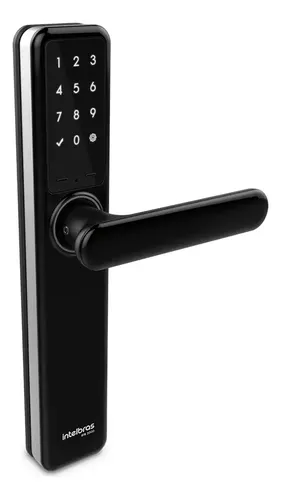 Fechadura Digital De Embutir com Maçaneta Ifr 3000 Preta Intelbra...