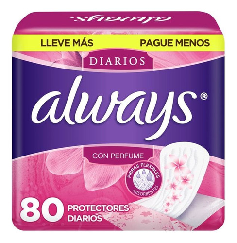Always Protectores Diarios Con Perfume 80 Un