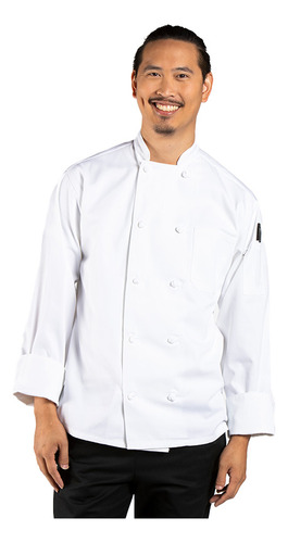 Chaqueta Chef Blanca Unisex Uncommon 0403 - Uniformes Chef