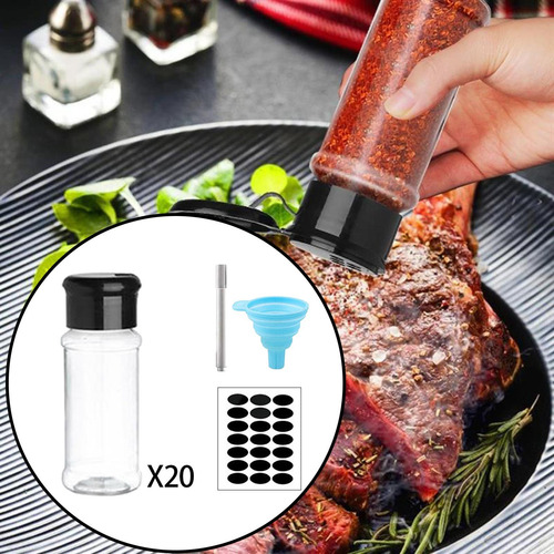 Juego De Botellas De Especias Vacías, Juego De Condimentos