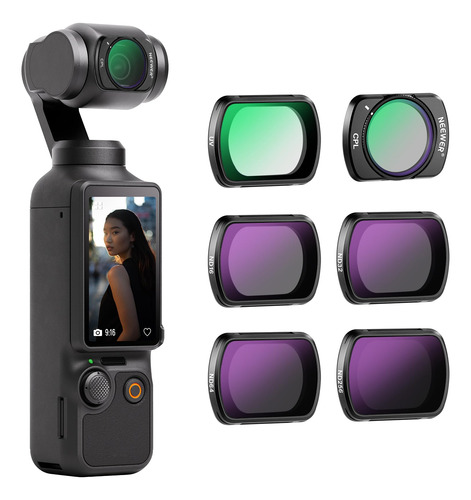 Neewer Juego Filtro Magnetico Nd Cpl Uv Para Dji Osmo Pocket