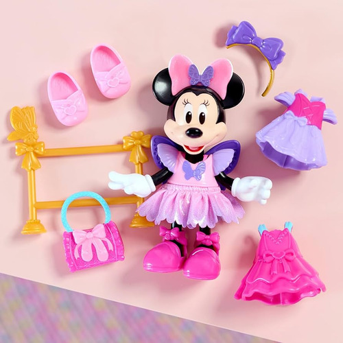 Disney Jr Minnie Mouse Fabulosa Muñeca Bailarina De Moda
