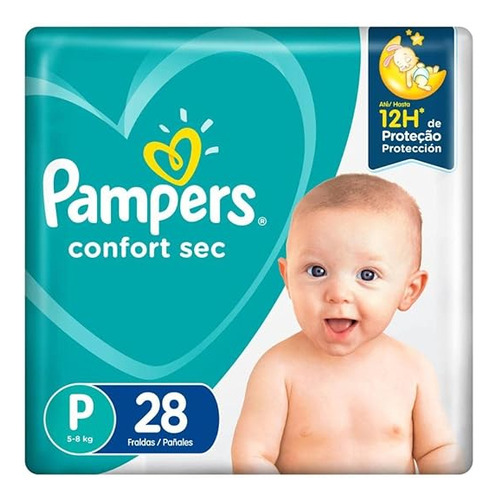 Fralda Infantil Pampers Confort Pacotão P Pc