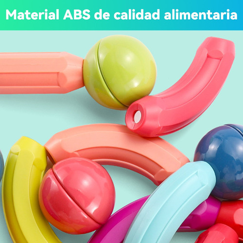 Qu Bloques De Construcción Magnéticos Para Niños, 25 Piezas