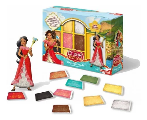 Muñeca Elena De Avalor Decorar 3d Magic Beads C/ Masa