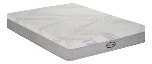 Colchones America, Colchón Individual Flex, Memory Foam Gris