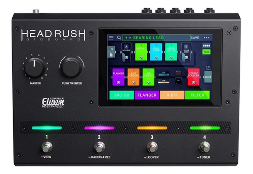 Pedal de efecto HeadRush Gigboard  negro