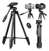 Comprar Tripé Profissional Para Câmera Fotográfica + Celular k&f