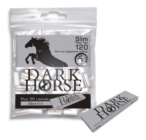 Filtro Dark Horse, Caja 34 Paquetes 120 Unid / Maxtabacos