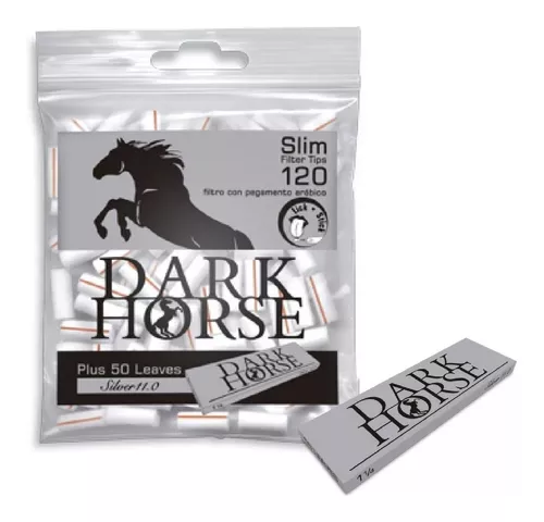 Tubos Dark Horse Para Armar Cigarrillos Con Filtro x 100