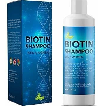 Biotina Champú Para El Crecimiento Del Cabello Y Volumen - P