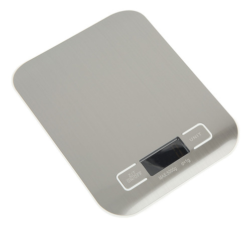 Báscula De Cocina Digital Alimentos Acero Inoxidable 5 Kg/1g