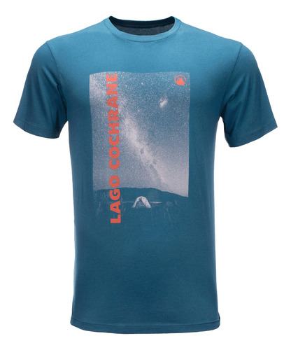 Polera Hombre Lippi Wander Uv-stop Azul V20