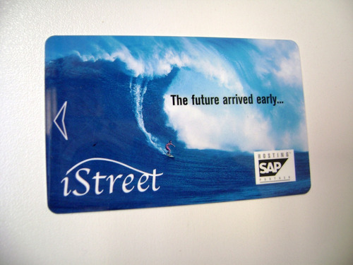 Tarjeta Llave Istreet Sap Hosting Coleccion Surf Ola Boedo