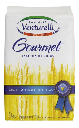 Farinha trigo Famiglia Venturelli Gourmet  de trigo 1 kg