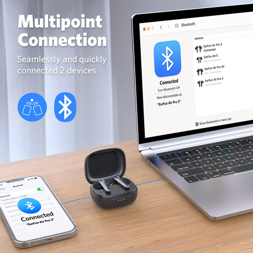 Audífonos Inalámbricos Earfun Air Pro 3 Con Cancelación De R