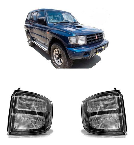 Par Pisca Seta Mitsubishi Pajero Gls 1998 1999 2000 Cristal.