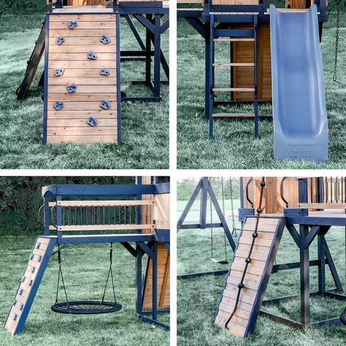 Juego Infantil Modular De Madera Para Exteriores