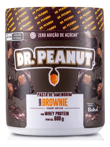 Pasta Dr Peanut de Amendoim No Sabor Gourmet Com Whey - Pasta de