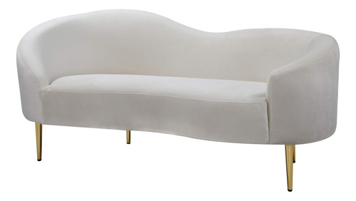 Meridian Furniture Ritz Collection Modern | Sofá Biplaza T.