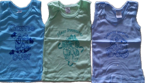 Camisetas De Bebes Almilla De 1 Y 4 Años Algodon Estampado