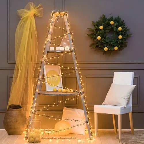 Luces De Árbol De Navidad Led Gresonic, 1000 Led 656 Pies