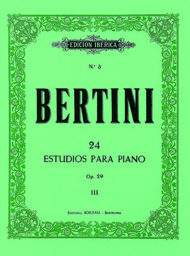 24 Útimos Estudios Op.32 - Bertini, Enrique