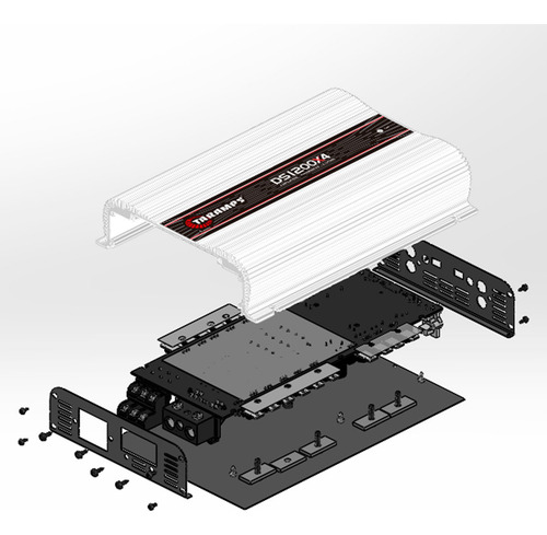 Modulo Taramps Ds 1200x4 2 Ohms Amplificador 1200w Rms 4 Canais Som Automotivo Potencia 1200watts
