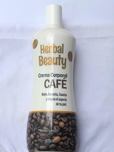 Crema Corporal Café Herbal Beauty 280ml Body Lotion