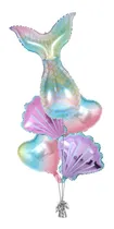 Comprar Globos La Sirenita En Gas Helio X 5 Globos Aluminio 