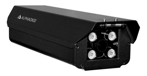 Kit Parking Cam Câmera Lpr Totem Indicativo Led Alphadigi