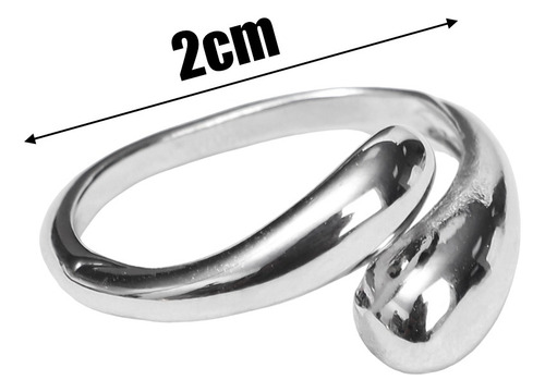 Anillo Ajustable Unisex En Forma De U Para Pareja, Anillo Ov