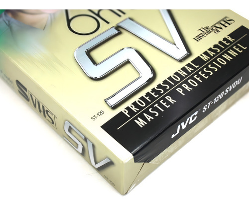 Fita De Video Cassete Svhs S-vhs Jvc St-120 S Vhs Super
