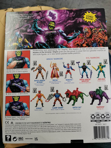 Motu Battle Armor Skeletor Mattel (Usado)