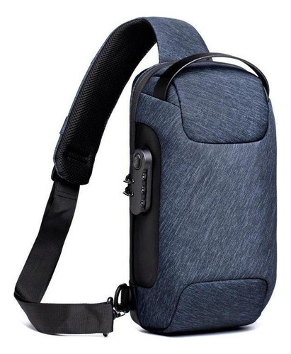 Mochila Bandolera Cruzada Hombre Pequeña Usb