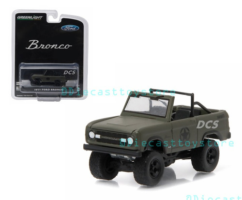 Ford Bronco 1977 Militar De Colección Escala 1:64