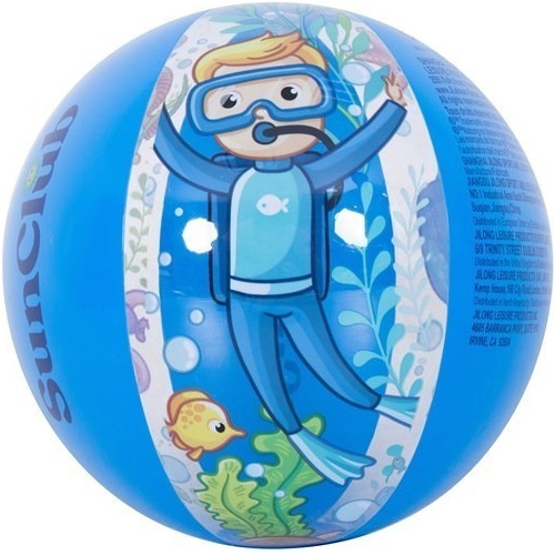 Pelota Inflable De Playa O Piscina 40 Cm Con Lindo Diseño