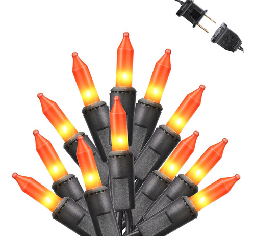 Halloween Lights, 14.5ft 50 Count Incandescent Hallowee...