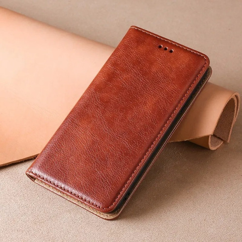 B Funda Protectora Para Motorola Carcasa Case De Cuero